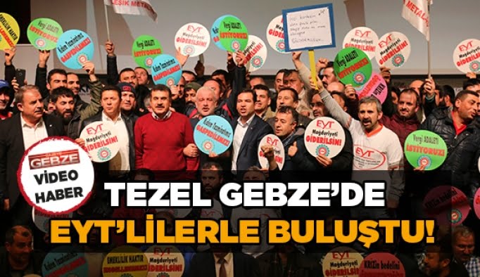 Tezel Gebze'de EYT'lilerle  buluştu!