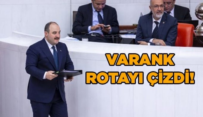 Varank rotayı çizdi!