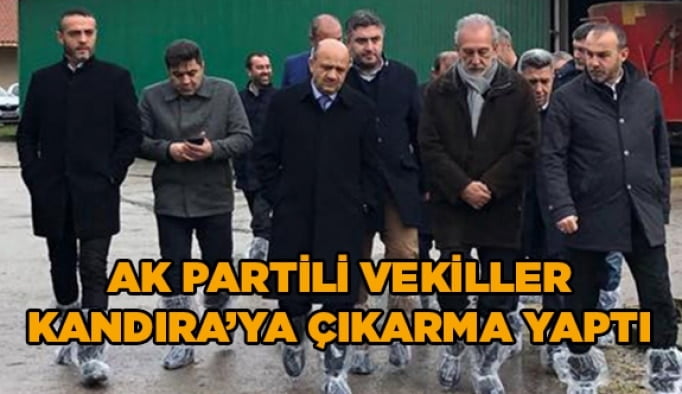AK Partili vekiller Kandıra'ya çıkarma yaptı