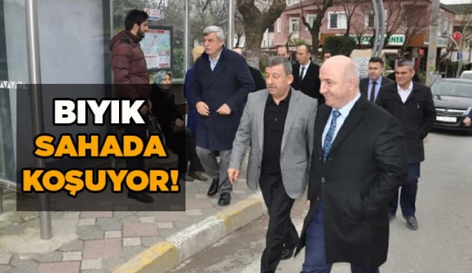 Bıyık, sahada koşuyor!
