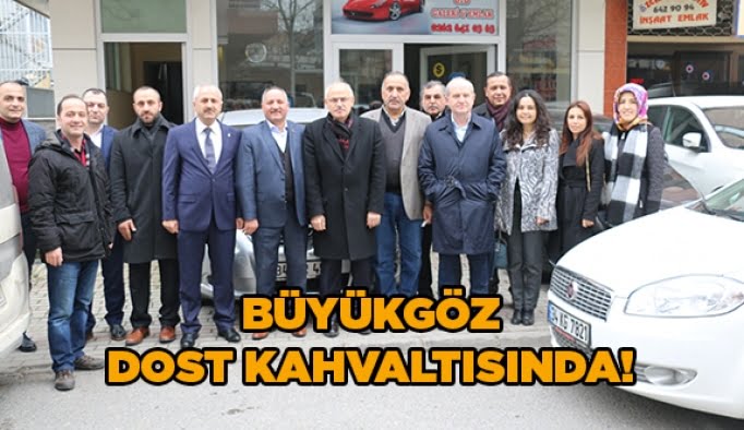 Büyükgöz, dost kahvaltısında!