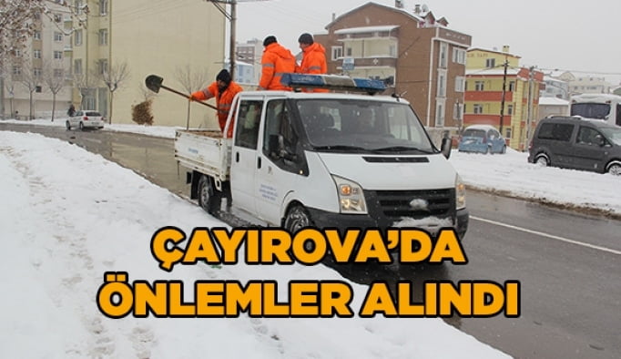 Çayırova’da önlemler alındı
