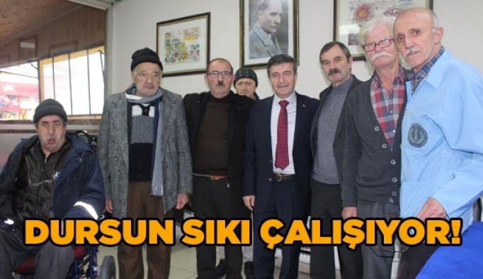 Dursun sıkı çalışıyor!