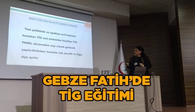 Gebze Fatih’de TİG eğitimi