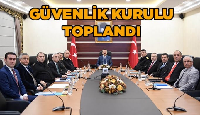 Güvenlik kurulu toplandı