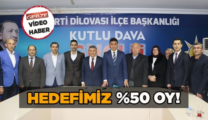 Hedefimiz % 50 oy!
