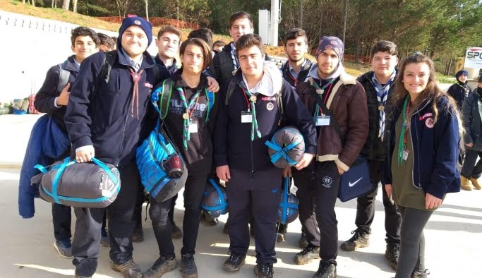 İzciler kampa katıldı