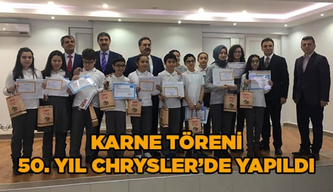 Karne töreni 50. Yıl Chrysler’de yapıldı