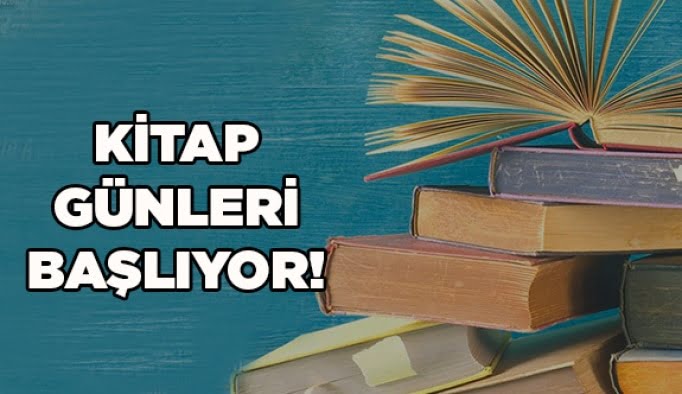 Kitap günleri başlıyor!
