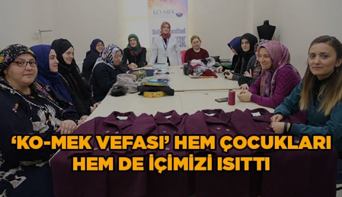 ‘’KO-MEK Vefası’’ hem çocukları hem de içimizi ısıttı
