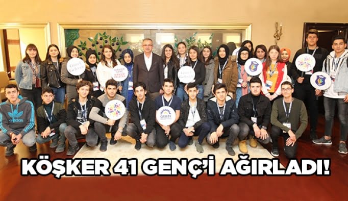 Köşker 41 Genç’i ağırladı!
