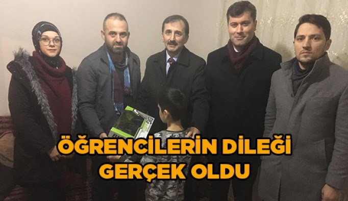 Öğrencilerin dileği gerçek oldu