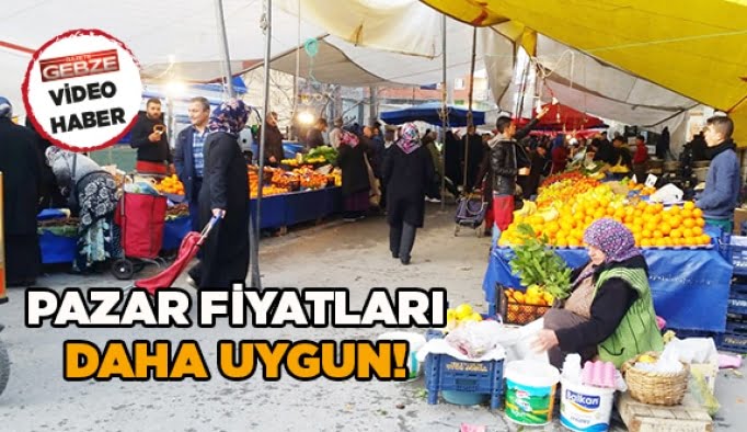 Pazar fiyatları daha uygun!