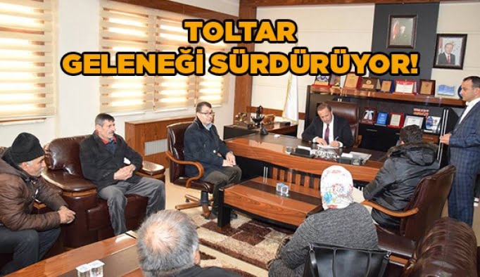 Toltar geleneği sürdürüyor!