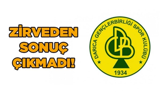 Zirveden sonuç çıkmadı!