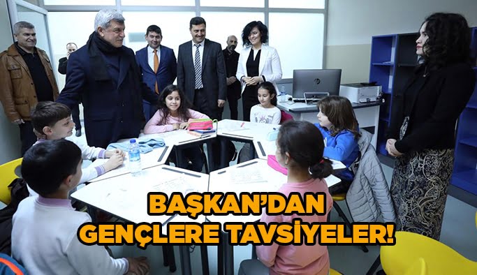 Başkan’dan gençlere tavsiyeler!