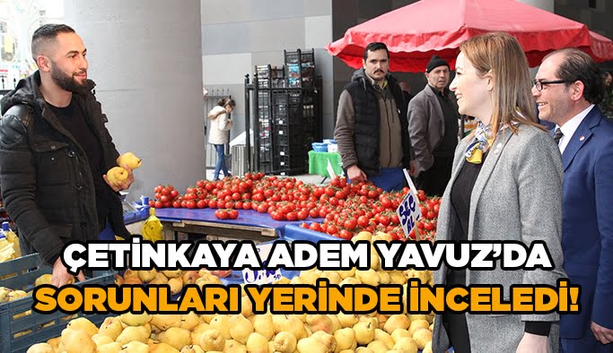 Çetinkaya Adem Yavuz’da Sorunları Yerinde İnceledi