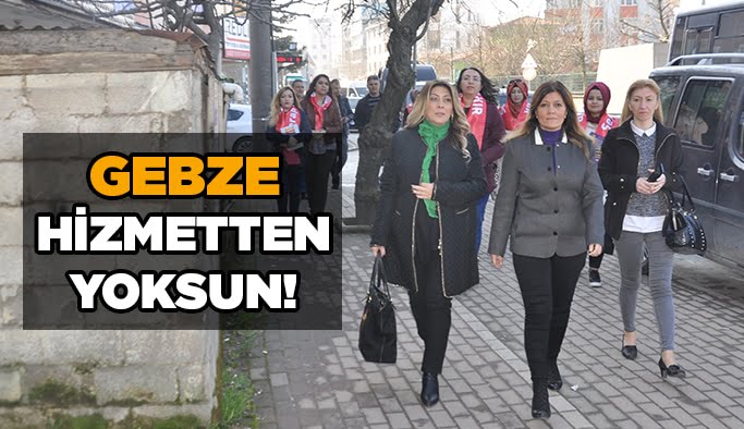 Gebze hizmetten yoksun!
