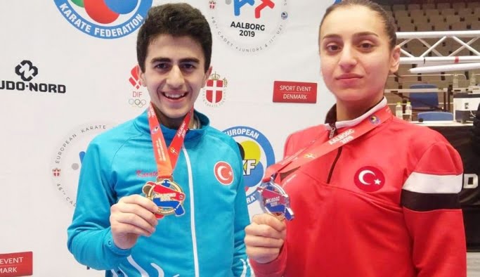 Madalyaları kaptılar