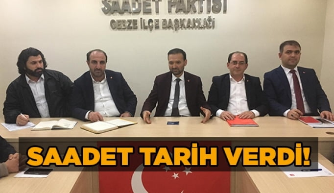 Saadet tarih verdi!