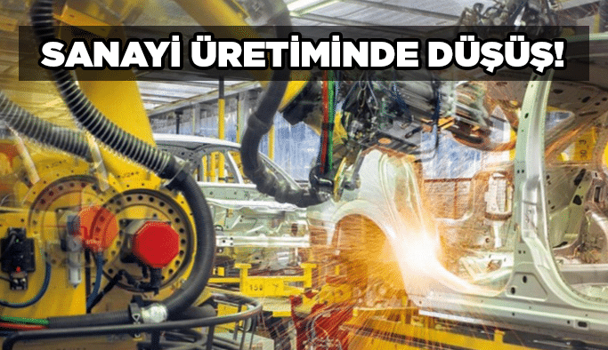 Sanayi üretiminde düşüş!