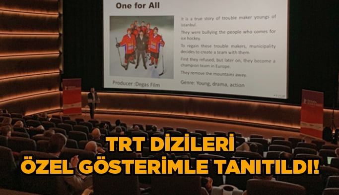 TRT dizileri özel gösterimle tanıtıldı!