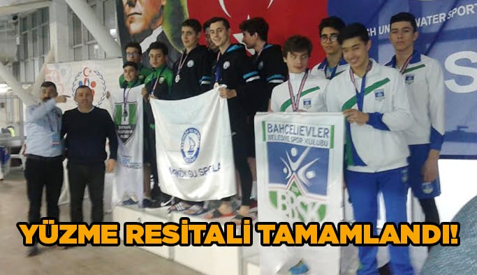 Yüzme resitali tamamlandı!