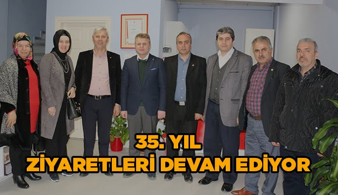 35. yıl ziyaretleri devam ediyor