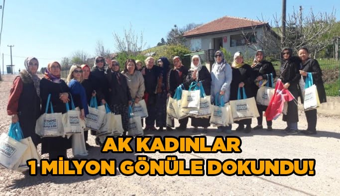 AK Kadınlar 1 milyon gönüle dokundu!