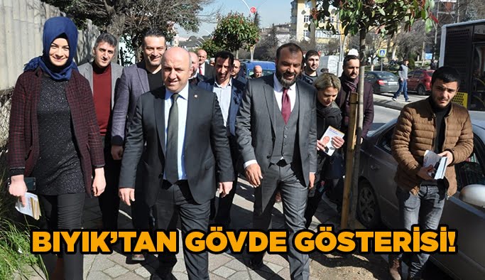 Bıyık’tan gövde gösterisi!