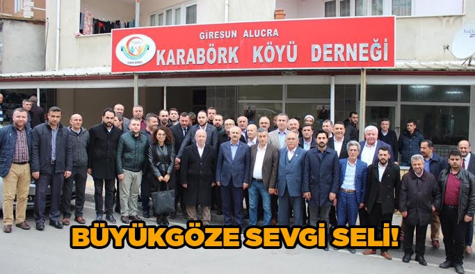 Büyükgöz’e sevgi seli!
