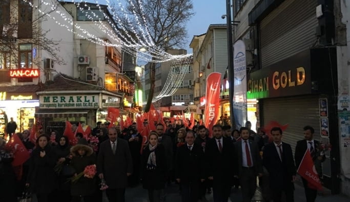 Çetinkaya'dan ‘Sevgi Yürüyüşü’