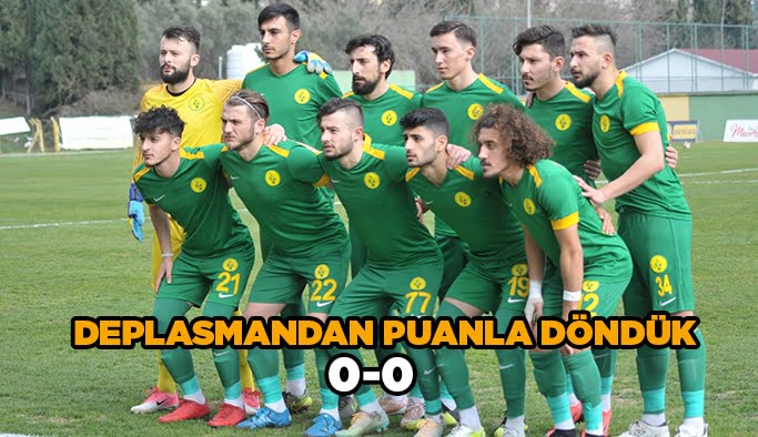 Deplasmandan puanla döndük 0-0