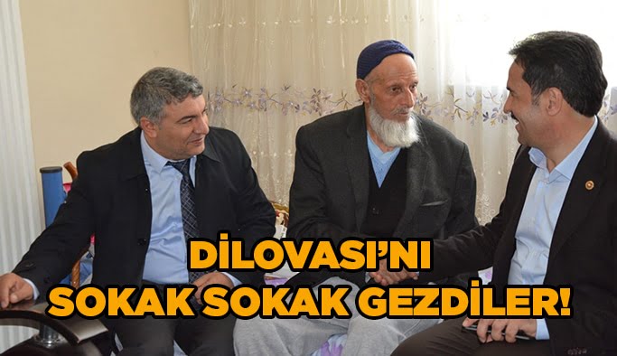 Dilovası’nı sokak sokak gezdiler!