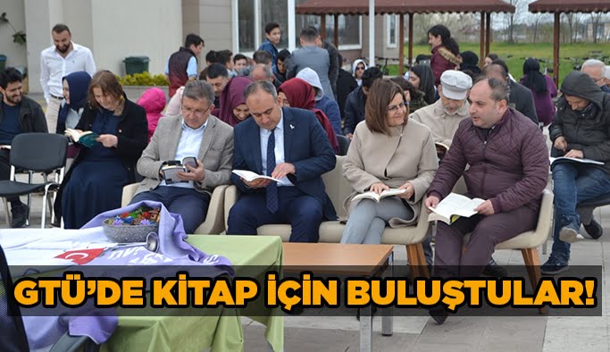 GTÜ’de kitap için buluştular!