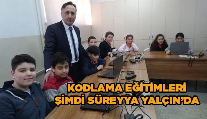 Kodlama eğitimleri şimdi Süreyya Yalçın’da