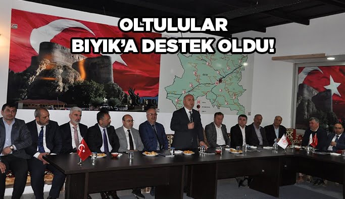 Oltulular Bıyık’a destek oldu!