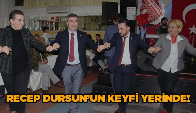 Recep Dursun’un keyfi yerinde!