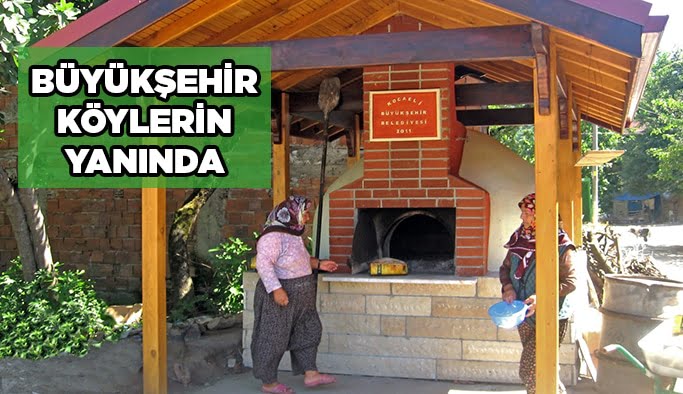 Büyükşehir köylerin yanında