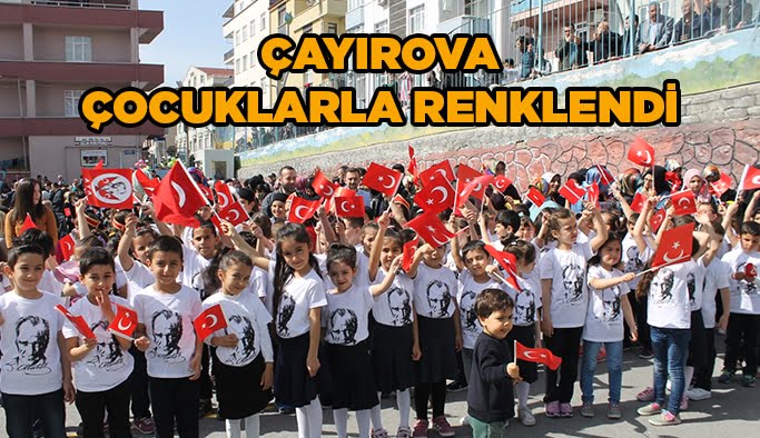 Çayırova çocuklarla renklendi