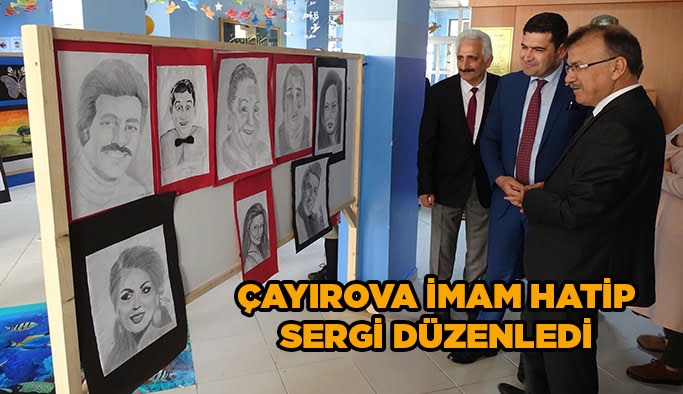 Çayırova İmam Hatip sergi düzenledi