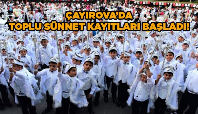 Çayırova’da toplu sünnet kayıtları başladı!