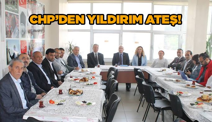 CHP’den Yıldırım ateş!