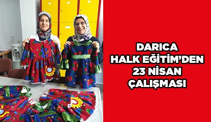Darıca Halk Eğitim’den 23 Nisan çalışması