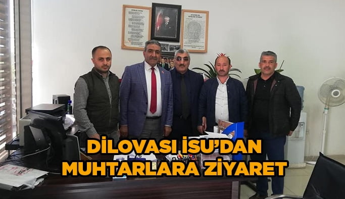 Dilovası İSU’dan muhtarlara ziyaret