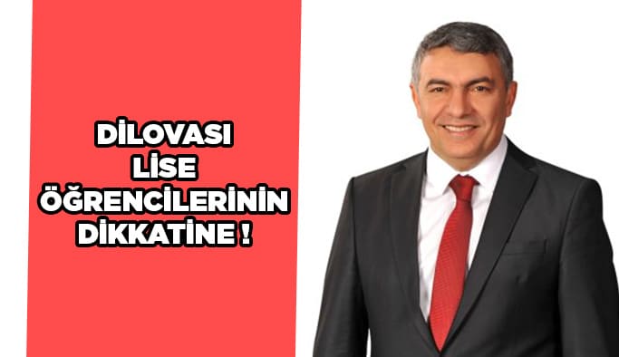 Dilovası Lise öğrencilerinin DİKKATİNE !