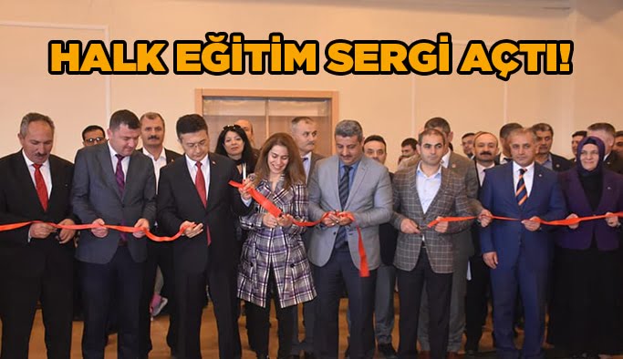 Halk Eğitim sergi açtı!