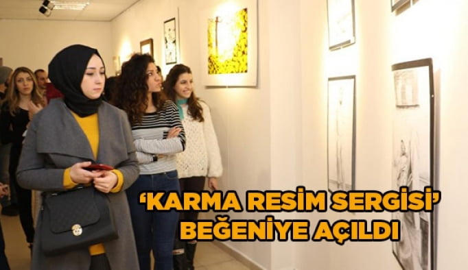 ‘Karma Resim Sergisi’ beğeniye açıldı