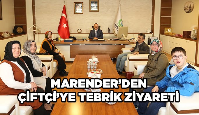 MARENDER’den Çiftçi’ye tebrik ziyareti