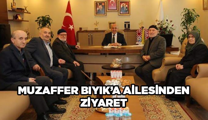 Muzaffer Bıyık’a ailesinden ziyaret
